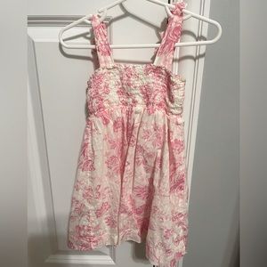 Gap toddler girl 2T pink and white floral dress